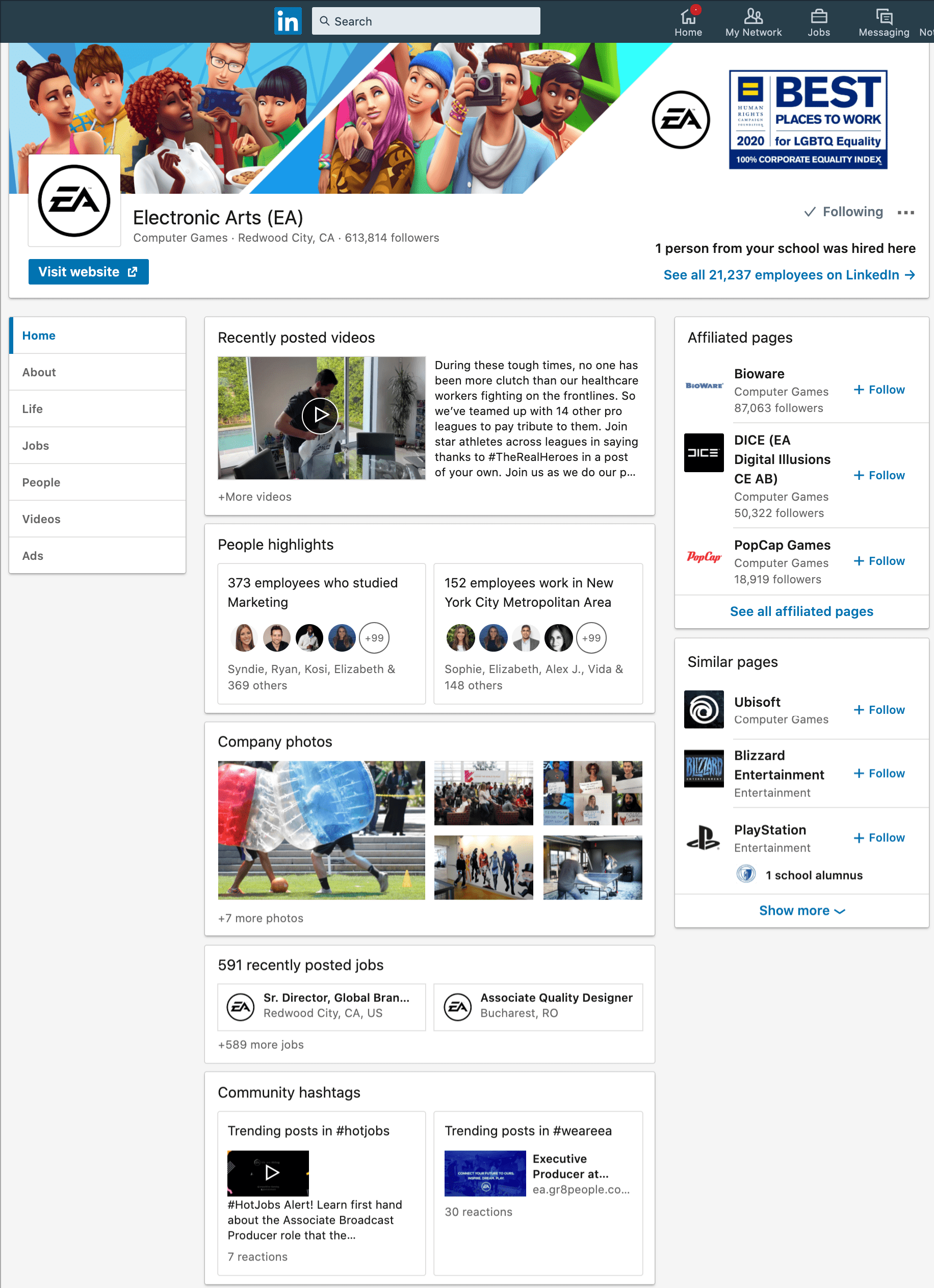 电子\u艺术\u地域\u概述\u LinkedIn