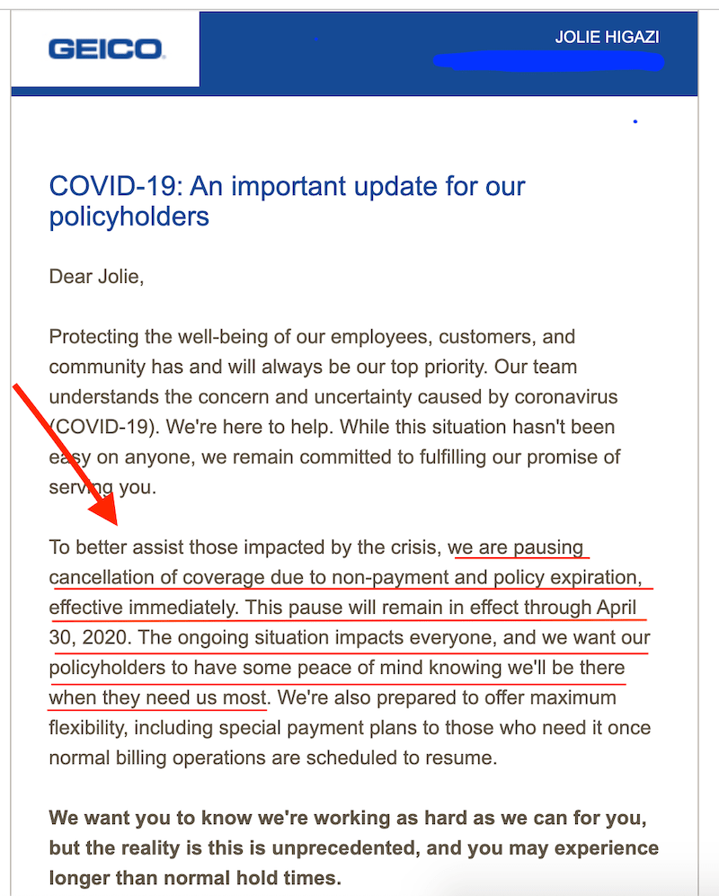 GEICO-COVID