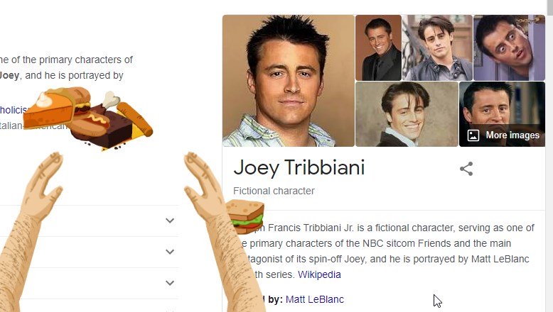 谷歌复活节彩蛋乔伊朋友