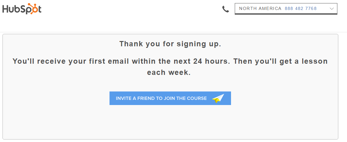 HubSpot-Thank-you-page