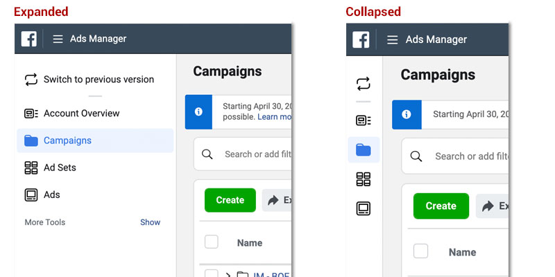ads-manager-standardized-navigation