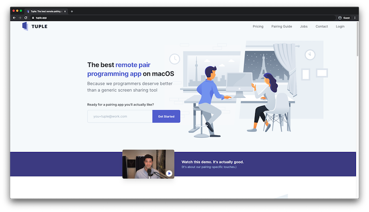 Tuple -一个惊人的远程配对应用程序