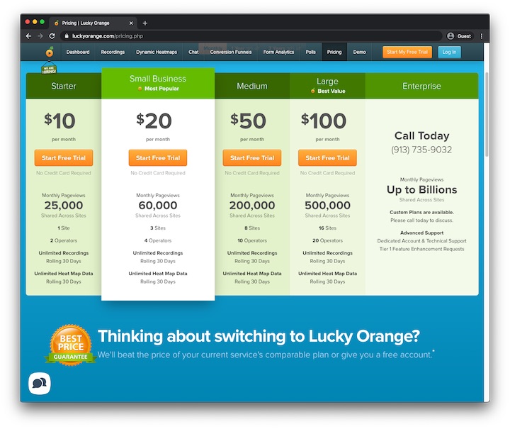 幸运的橙色定价层