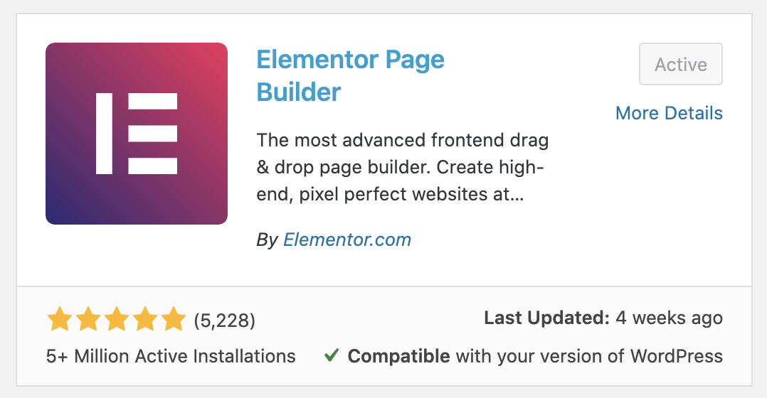 elementor wordpress后端插件