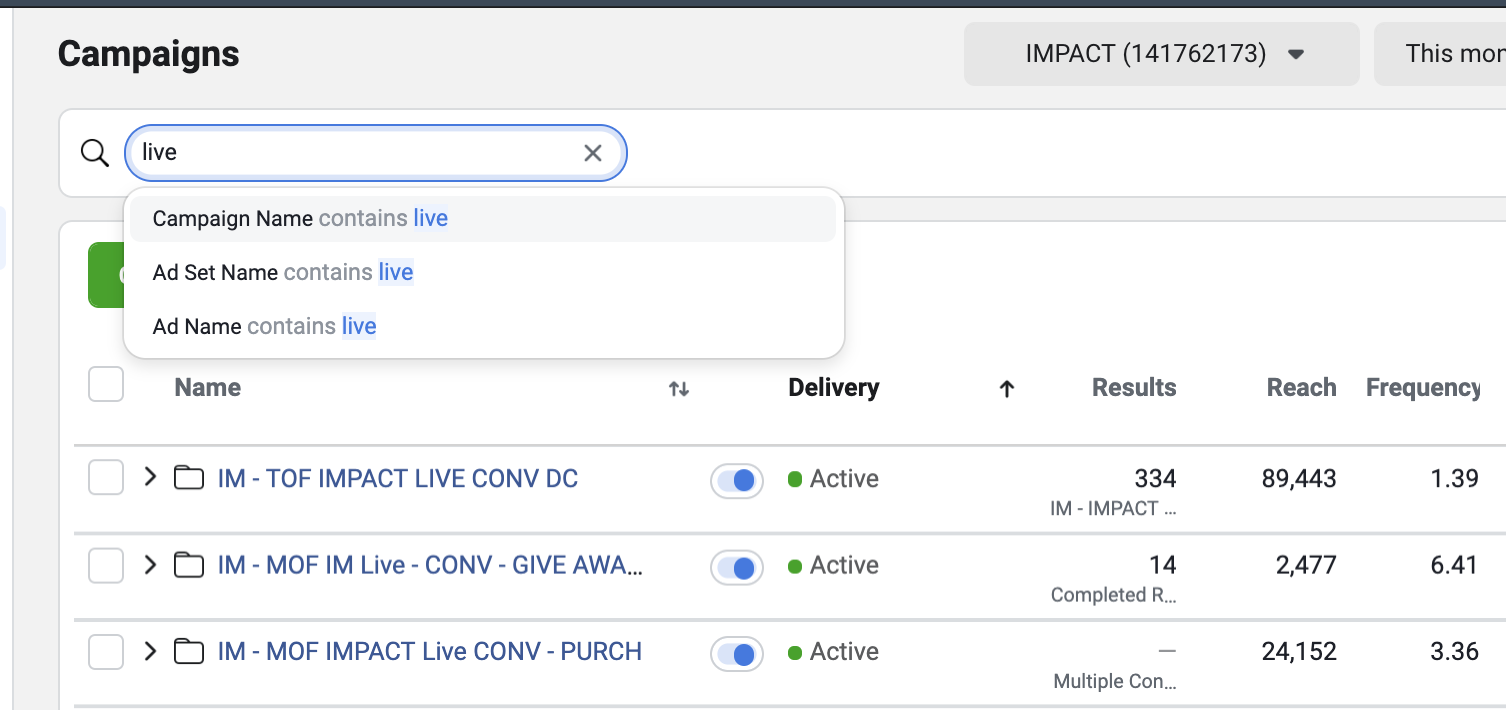 facebook-ads-manager-search-filter-feature