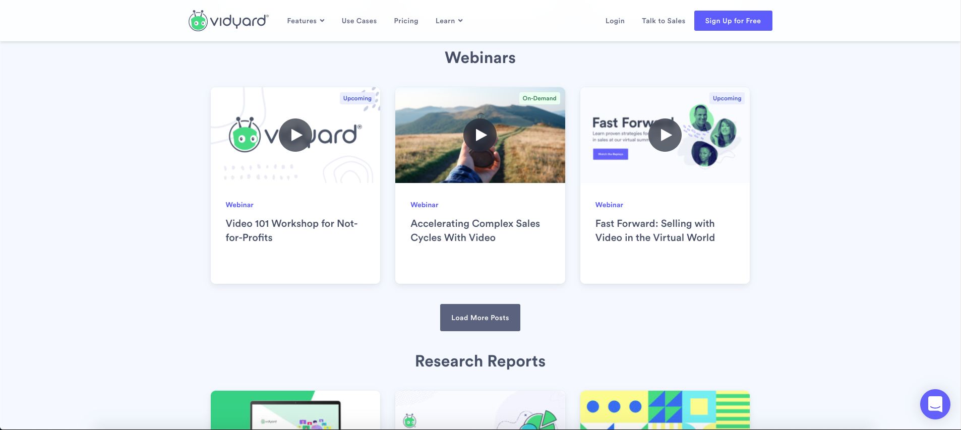 伟大的入境营销网站vidyard