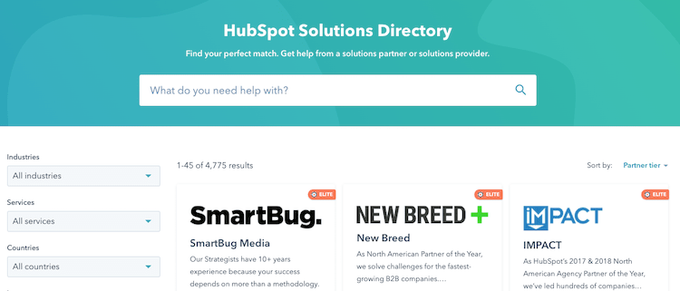 Hubspot-Partner-Directory
