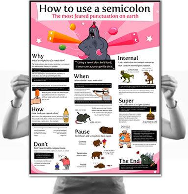 semicolon-poster