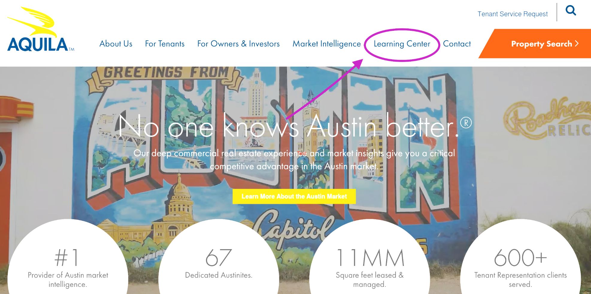 网站学习中心示例