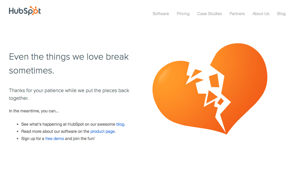 HubSpot的404页