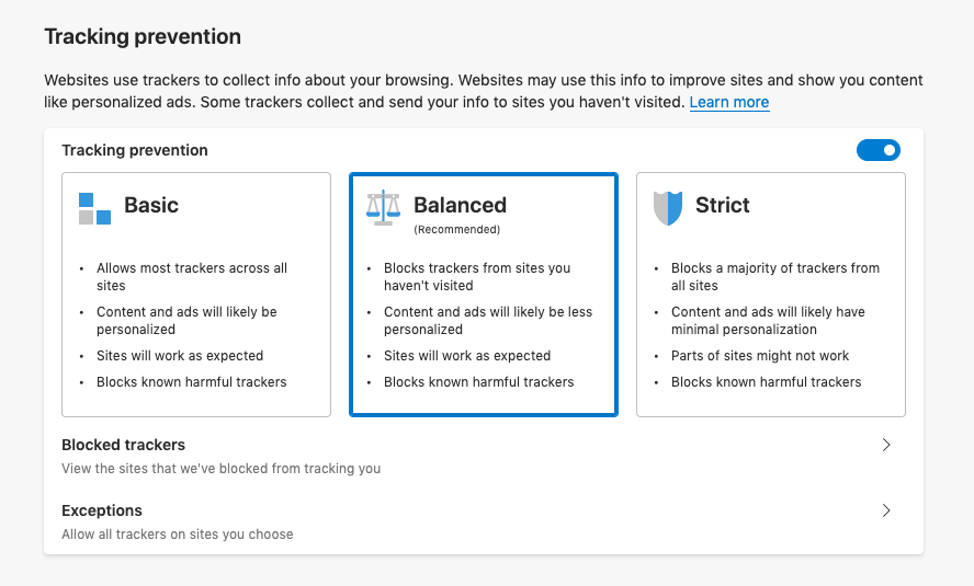 Edge-privacy-controls