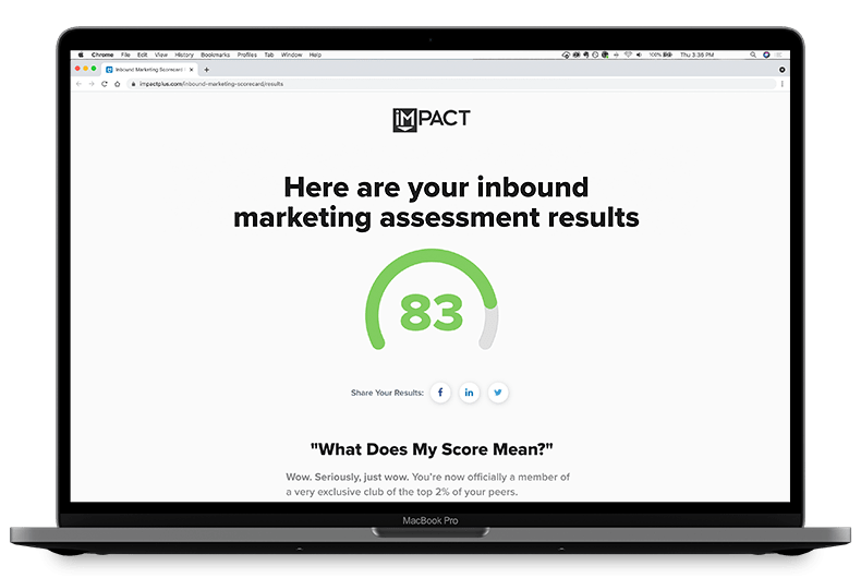 入站营销评估结果