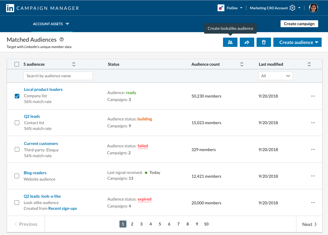 随着linkedin相似受众的增长，发展社交媒体