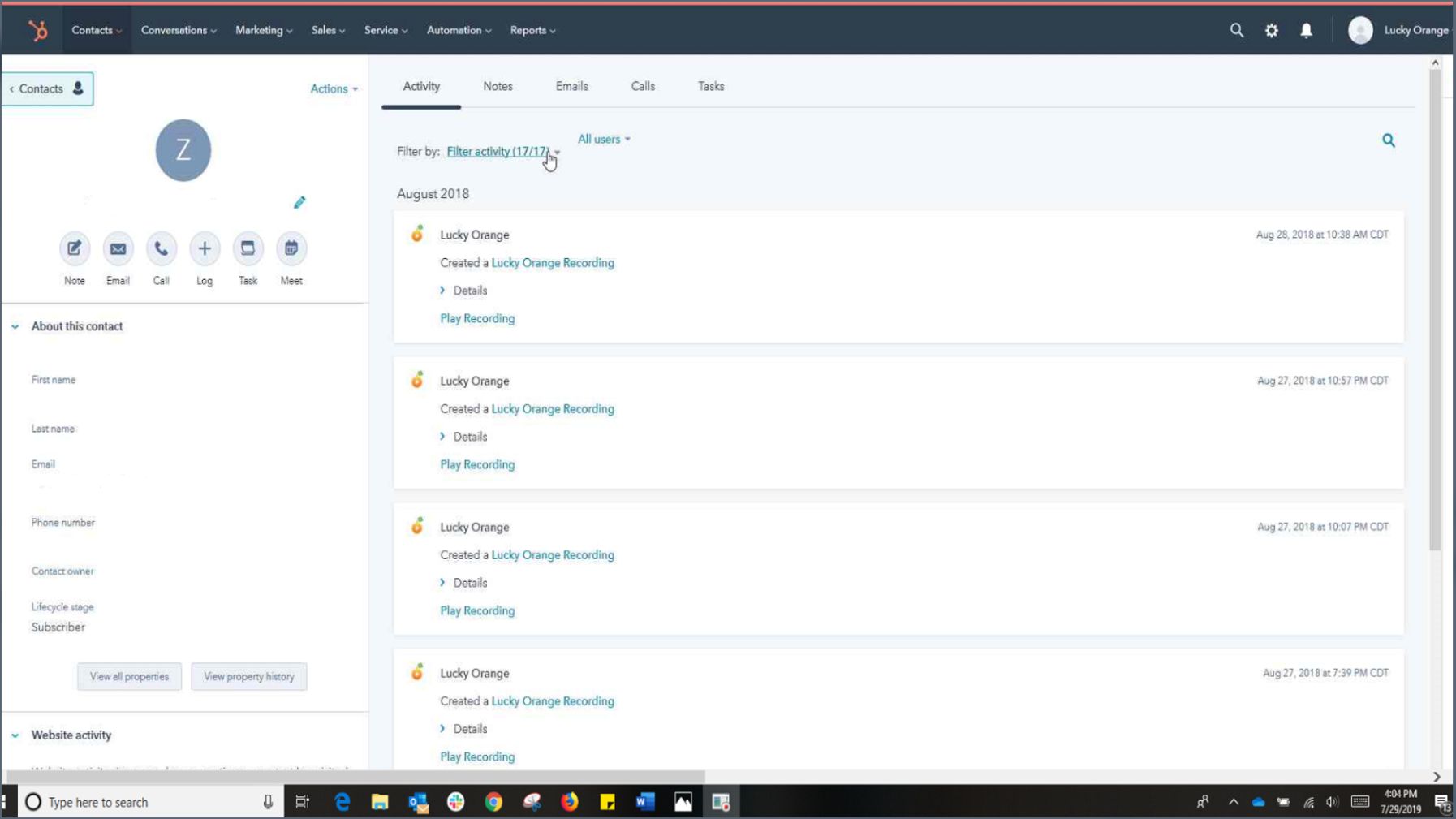 Best-Hubspot-Integrations-LuckyOrange