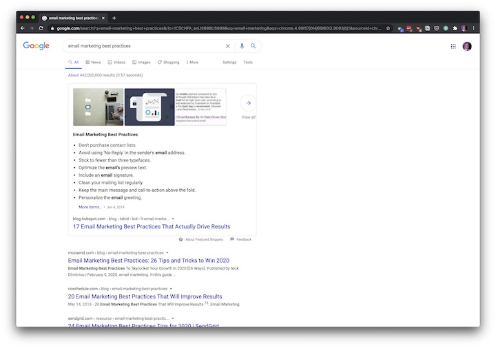 搜索电子邮件营销的最佳实践