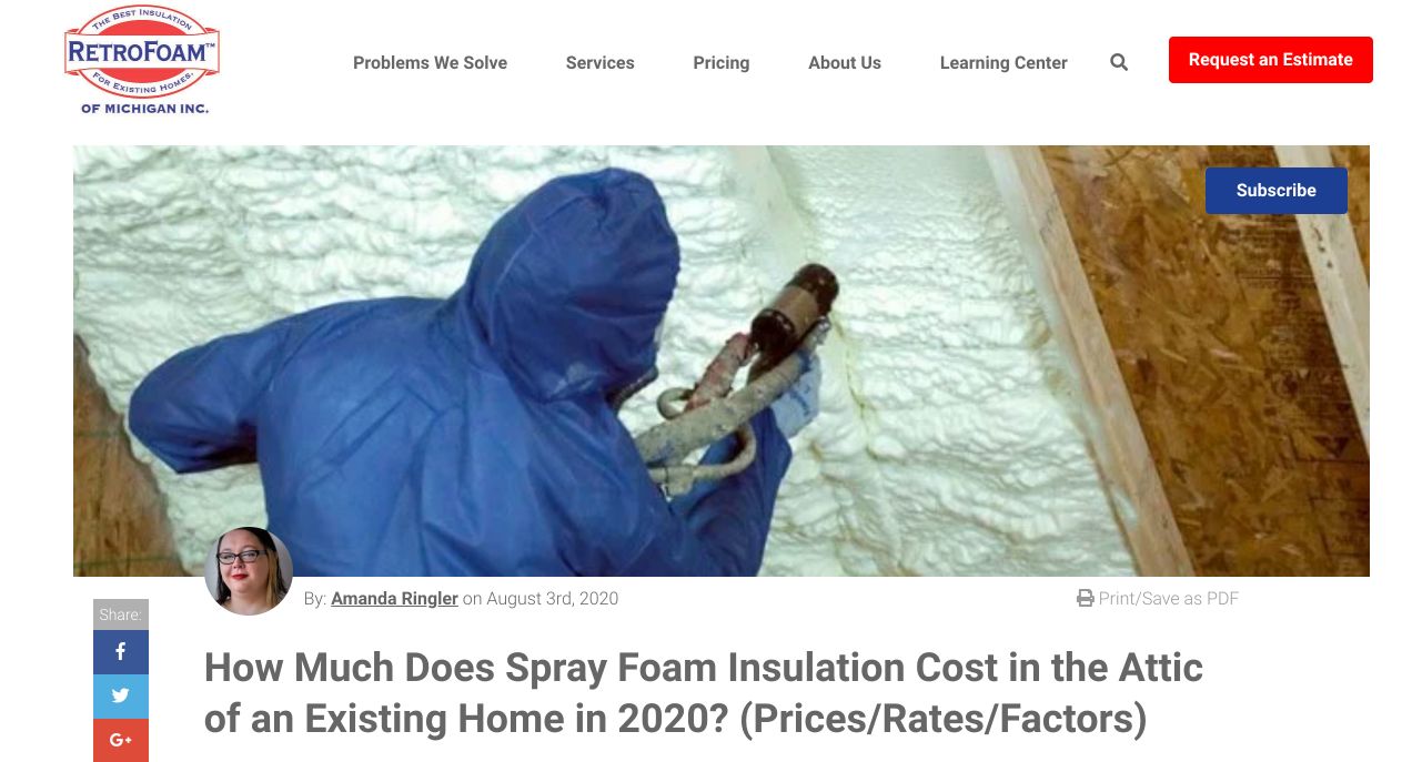 retrofoam-cost-example